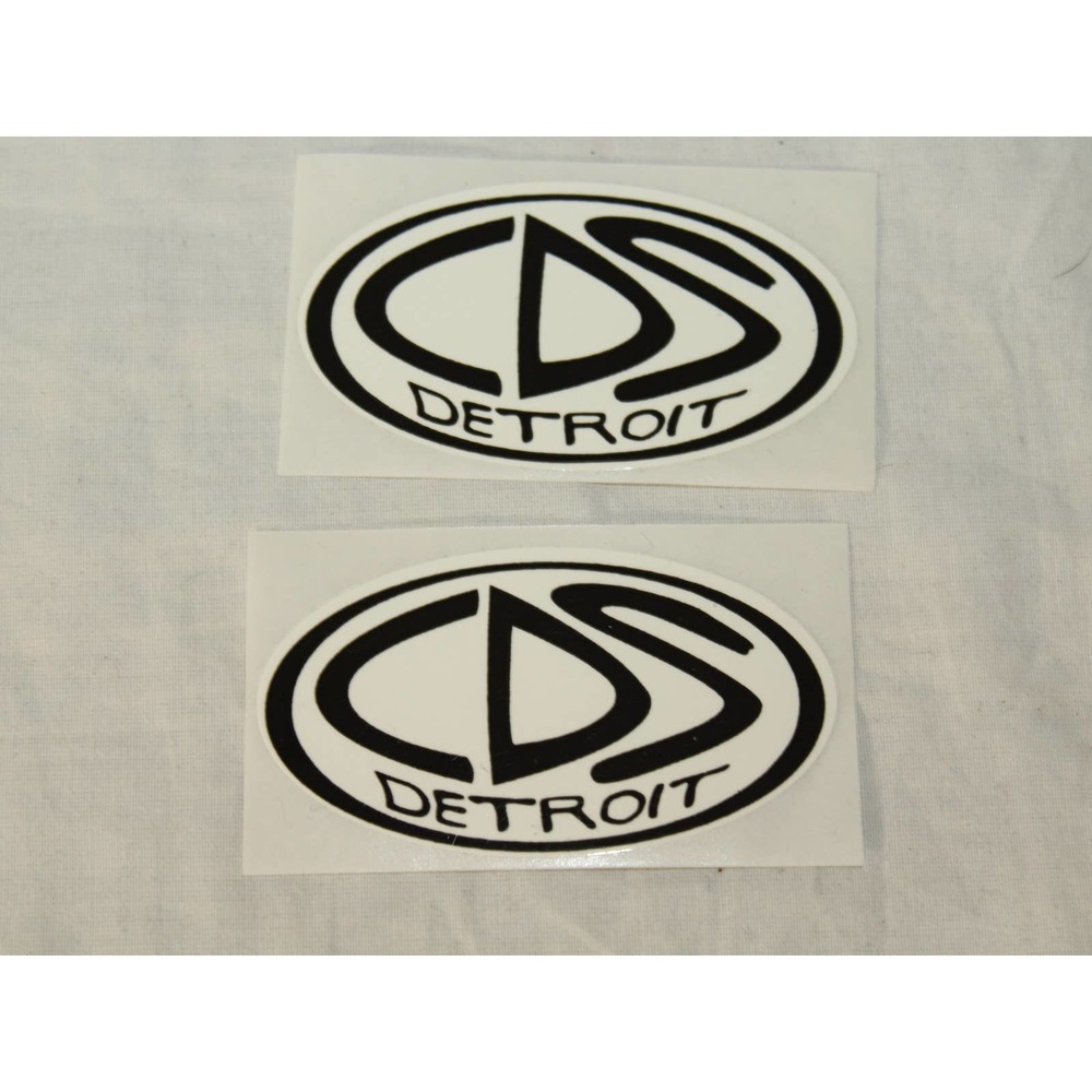 CDS Detroit Grind Plates Vintage Inline Aggressive Rollerblade Logo Sticker
